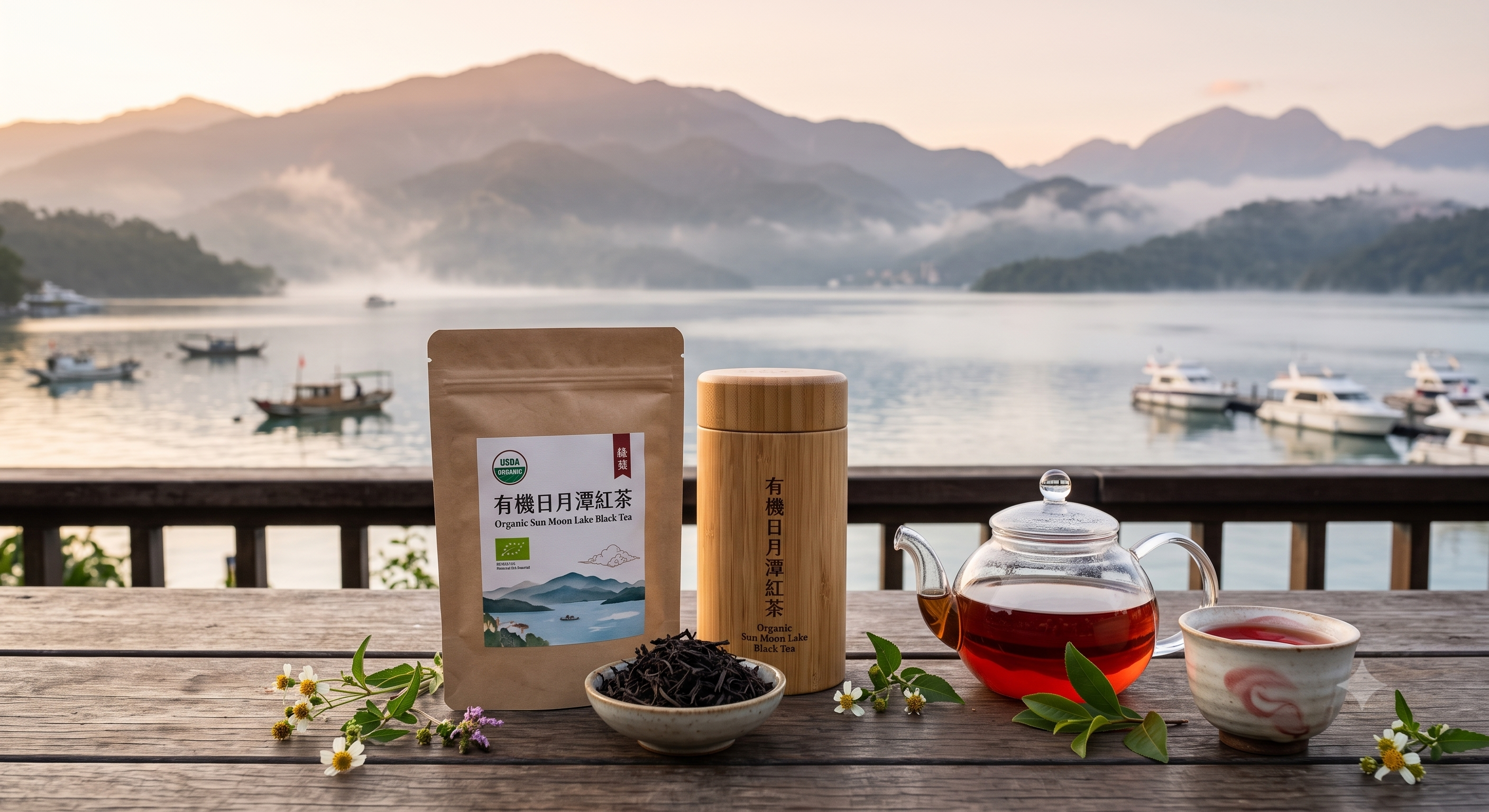 Organic Sun Moon Lake Ruby Black Tea